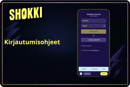 Kirjautuminen Shokki Casino